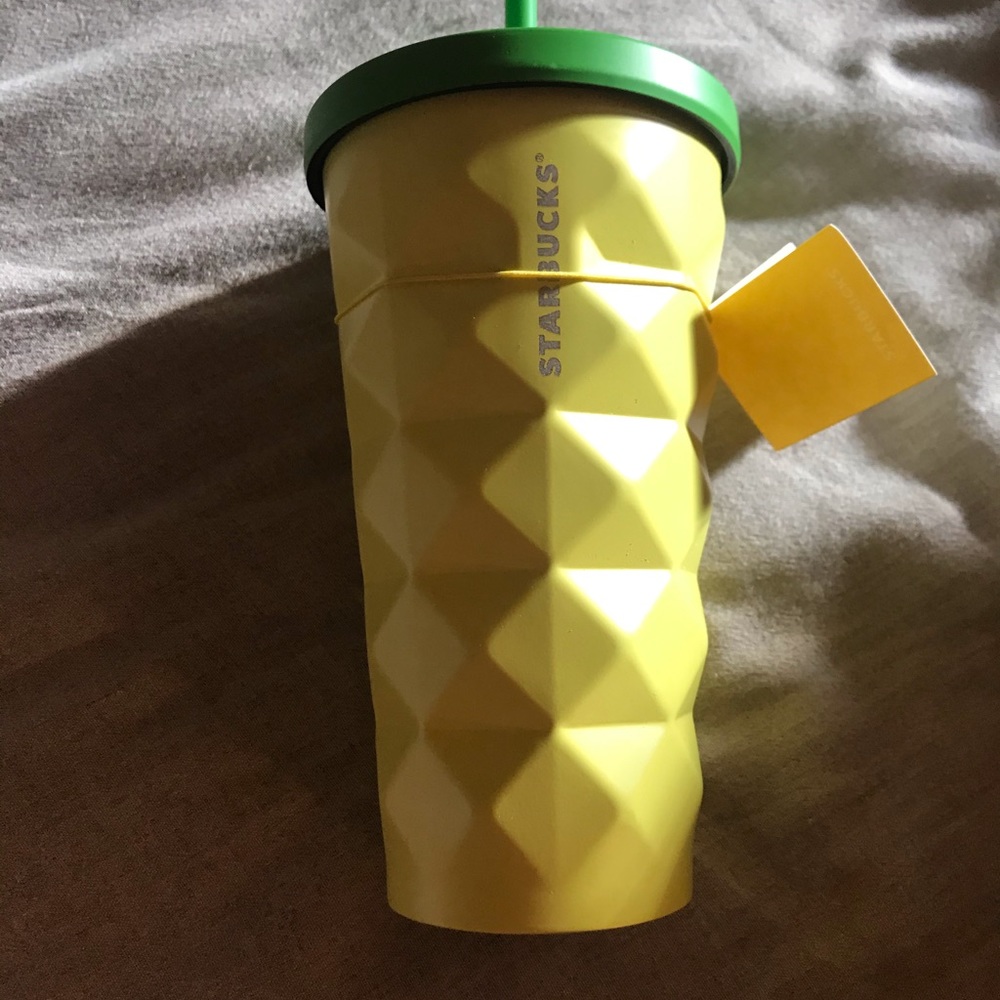 New Starbucks metal pineapple cup